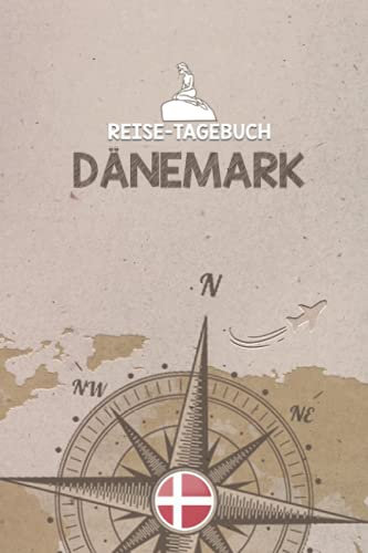 Reisetagebuch Dänemark: Urlaubstagebuch | Reise Tagebuch zum Selberschreiben | Platz für 54 Reisetage | Geschenk für Reise | Notizbuch | 118 Seiten
