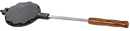 Origin Outdoors Waffeleisen-562178 Waffeleisen Schwarz/Silber/Braun 19 cm
