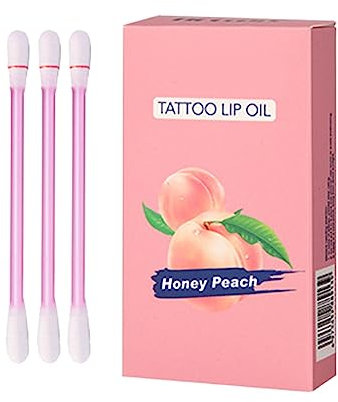 Baumwoll-Lippenöl, Lippenfruchtgeschmack, praktischer Einweg-Antihaft-Becher, flüssiger Lippenstift, 3 ml Lipgloss Schwarz (B, A)