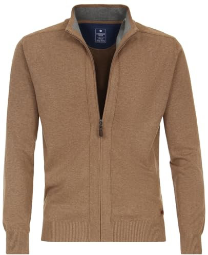 Redmond Cardigan tinta unita, Cammello (303), XXL