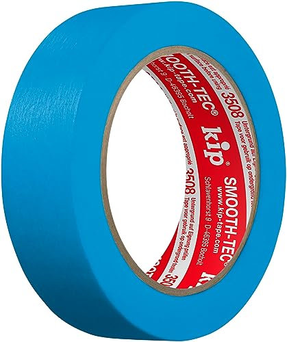 kip 3508-29 Ruban de masquage : 30 mm x 50 m - Bords précis pour les professionnels - Intérieur et extérieur - Peintres et peintres
