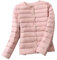 Piumino Leggero Donna Giacca Imbottita Trapuntata Puffer Jacket Giubbotto Sottogiacca Quilted Jacket Rosa M