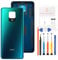 SRJTEK per Xiaomi Redmi Note 9S/Note 9 Pro M2003J6B2G,M2003J6A1G Coperchio posteriore della Batteria Sostituzione del Vetro Posteriore Kit di Riparazione Cassa Posteriore Originale (Verde)