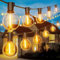 Guirlande Lumineuse Guinguette Exterieur 9M - G40 30FT 15+2 LED Ampoules de Guirlandes Jardin Lumiere Exterieure Connectable IP54 Imperméable Guirlande Lumières Extérieur Terrasse Pergola Balcon