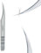 Natuhana Pince Extension Cils Volume Russe Professionnel en Acier Inoxydable Précis Droit et Courbé Nipper Pinces à Faux Cils Argenté (A-02)