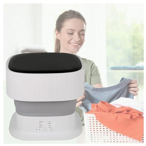 Mini Lave Linge Portable avec 60w Haute Puissance,350RPM , 9L Lave Linge Portable pour Etudiant,Les Appartements Simples