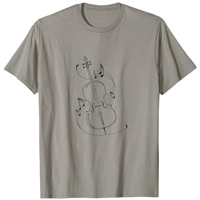 Line Art Violoncelle Violoncelle Violoncellistes Cellists T-Shirt