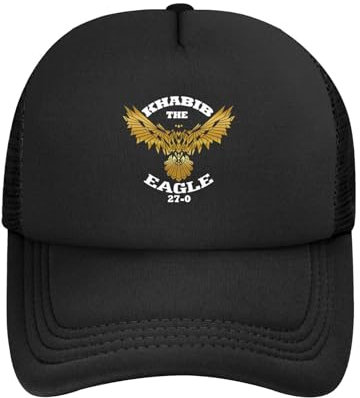 Khabib Boxer Nurmagomedov Time Eagle Baseball Cap Trucker Hat - Mesh Snapback - Unisex Adjustable Baseball Cap, KN-2, One size
