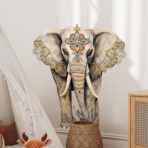 Winhappyhome Großer Elefant, Wandaufkleber, Schlafzimmer, Wohnzimmer, Café, Geschäft, Hintergrund, Kunst, Aufkleber