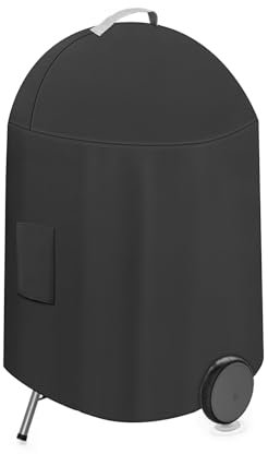 Weber Housse de barbecue pour barbecue Weber Master Touch 57 cm 600D Oxford pour barbecue Weber (Φ63 x 88 cm), housse de protection pour barbecue à gaz, imperméable, coupe-vent