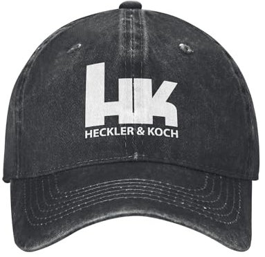 NCLIKGOR Hec-kler and K-o-c-h Baseballkappe, Dad-Mütze, Trucker-Mütze, verstellbare Hüte für Männer und Frauen
