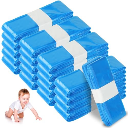 20 Pièces Recharge Poubelle a Couche, Sac Poubelle Couche Grande Capacité l'environnement, Excellente Résistance Anti-odeur Compatible avec Tous les Types de Recharges