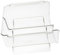 VALICLUD 2Pcs Acrylic Wine Display Racks Modular Kitchen Beverage Storage Shelves Compact Wine Showing Holders for Home Fridge and Bar Use Creative Multi Purpose Design