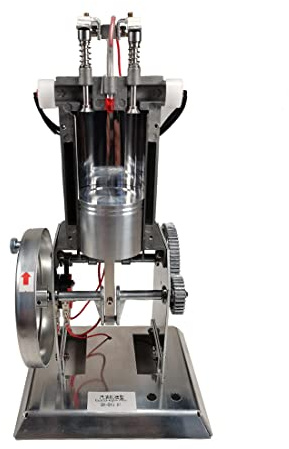 J31008 Moteur à essence à quatre temps monocylindre Modèle de moteur à combustion interne Outil pédagogique pour l'éducation STEM physique