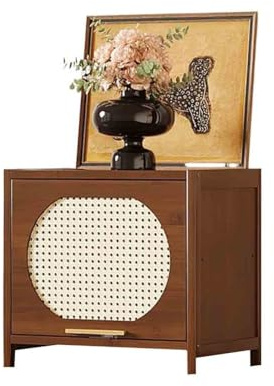 DTACBNEUZ Anrichte Kleines, einstöckiges Eck-Sideboard mit Ablagefläche for Wohnzimmer, Bücherregal und Vitrine