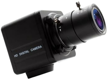 BQHHWTZ 3MP Industriekamera mit 50 mm, 60 mm, 100 mm, 1 CS-Halterung, manuelles Iris-Objektiv für Heimüberwachung, Live-Streaming-Webcam
