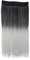 CAISHA 60cm Clip In Extensions Lara Haarverlängerung Haarteil Glatt Ombré Grau Mix C73