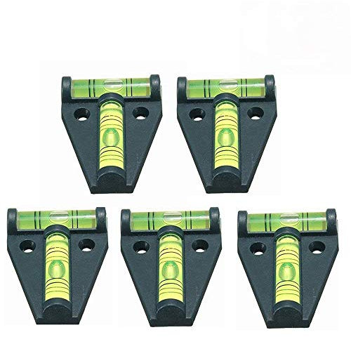 5pcs Mini Level RV T Level, YOTOM 2-Way Spirit Bubble Level for RVs, Tripods, Machines, Furniture, Trailers