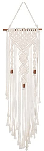 SOLID OAK Macrame WALLHANG KIT Dual SPIRL, Hearts, One Size