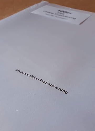 Original DHL Versandetiketten Selbstklebend mit bedruckbar Einlieferungsbeleg A4 400 Stück Etiketten/Adressaufkleber