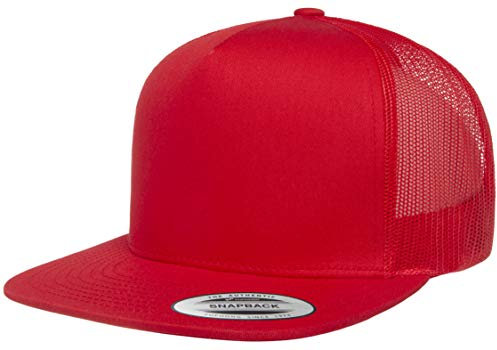 Yupoong Herren YP Classics Classic Trucker Cap Mütze, rot, Einheitsgröße