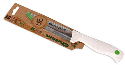 QUTTIN 104831 Couteau de cuisine bio, blanc, 20 cm