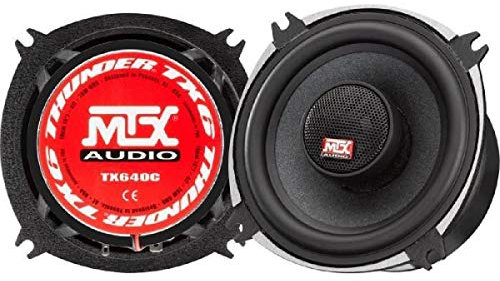 MTX TX640C Haut-parleurs coaxiaux 10cm 2 voies 70W RMS 4O chassis alu tweeter neodyme dome soie bobine TSV TIL.