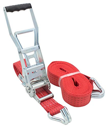 8 x Ergo Spanngurte LC 2500 daN 8 Meter mit Langhebelratsche