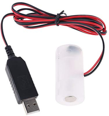 USB power supply LR14 C Battery Eliminator Replace 1 to 4 pieces of 1.5 V C-cell battery