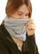Prettystern Damen Kaschmir-Wolle Loop Schal Strick-Schal Winter Cashmere warm Halstuch Schlauch-Schal Halstuch hell-grau