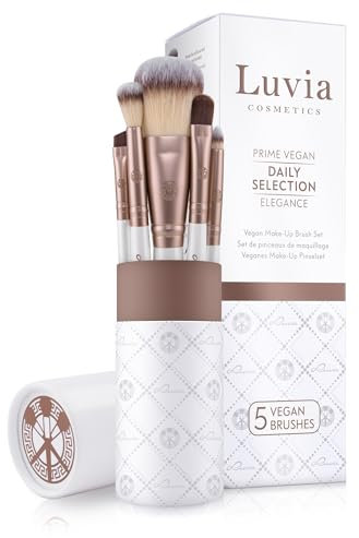 Make-Up Pinselset Luvia, Daily Selection Brush Set, Puder, Augenbrauen Und Augenpinsel Im Set, 5 Vegane Kosmetikpinsel