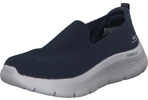Skechers Go Walk Flex Bright SummerSneaker für Damen, Marineblauer Textilrand, 41 EU