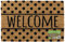 JVL Eco-Friendly Latex Backed Coir Door Mat, Welcome Spots