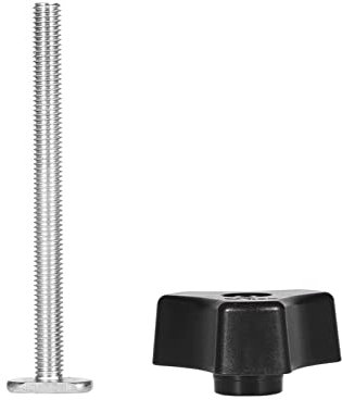 Pince de retenue pour rail en T, pince pour rail en T Pince pour rail en T Rail en T M8 Rail en T Set d'outils pour le travail du bois（T Vis + poignée M8）