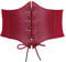 JasGood Damen Korsett Gürtel Schnürkorsett Elastischen Breiten Band, Gebundener Waspie Taille Gürtel Hüftgurt für Damen,Rot,93cm(Anzug für Taille 88cm-97cm)