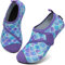 SAGUARO Kinder Badeschuhe Wasserschuhe Jungen Mädchen Schwimmschuhe Strandschuhe Kleinkind rutschfest Barfußschuhe, Violett, 24/25 EU