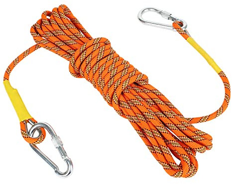 Climbing Rope, Outdoor Rope, Safety Rope, Multifunctional Cord, Escape Rope, High Strength Rope for Hiking Caving Camping Rescue Tree Climbing Static Rock Climbing