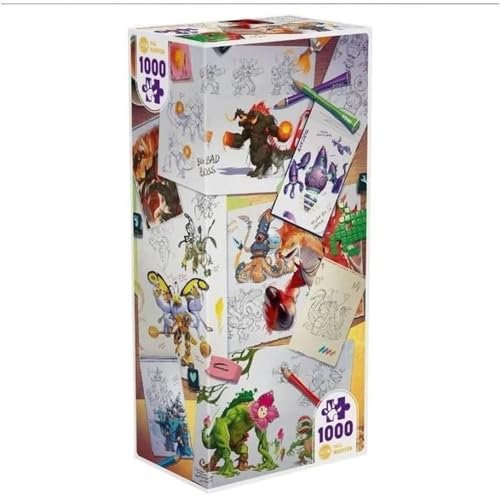 IELLO Puzzle 1000 pièces : Universe : Making of Monsters