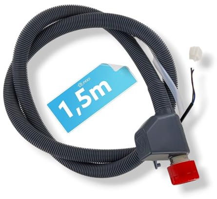 DL-pro Zulaufschlauch 1,5m schwarz für AEG Electrolux Juno 14018058901/6 140180589016 14018058901 Aquastop Schlauch für Geschirrspüler Spülmaschine