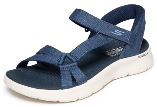 Skechers Go Walk Flex Sandal - Illuminate Damen Sandale Textil Navy blau