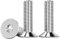 Drenky 10 Stück M8 X 25mm Senkkopfschrauben Edelstahl V2A VA A2 Schraube mit abgesenktem Kopf DIN 7991 / ISO 10642 Senkschraube Rostfrei Silber Innensechskant Schrauben Metrisches Regelgewinde