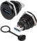 PENGLIN 2 Stück USB3.0 Buchse auf Stecker Einbaubuchse,USB3.0 Type A Panel Mount Adapter,USB3.0 Durchgangsadapter Konverter