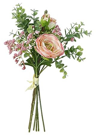 PRETYZOOM 1Stk brautstrauß künstlicher Atem Blumen Brautsträuße zur Hochzeit Hochzeitssträuße Braut Blumenstrauß Hochzeitsstrauß für die Braut Haushalt bündeln Hölzern Rosa