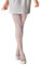 Mujeres Floral Lace Pantimedias Mallas, Medias de Encaje, Mujer Sexy Medias Blancas, Mujer Medias de Rejilla, para Faldas, Uniformes, Tacones Altos (Blanco)