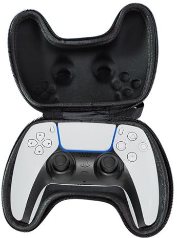 Étui de Transport en EVA Coque,Sac de transport portable contrôleur de jeu,EVA pour contrôleur de Jeu,PS5 Controllers Protective Hard Shell Travel Carrying Bag,Contrôleur Antichoc Housse de Transport