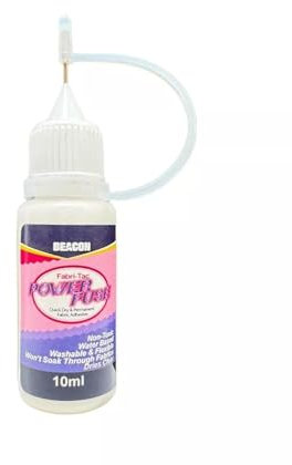 World of Sparkles 10ml Beacon Fabri-Tac Power Fuse Glue Quick Dry Permanent Fabric Adhesive