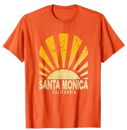 Santa Mónica California - Santa Mónica CA Sunray Camiseta
