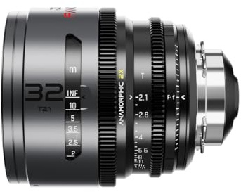 DZOFILM Pavo 2X Anamorphot-Objektiv 32mm T2.1 für PL/EF-Mount (S35) metrisch – Neutral Coating (DZO-PA3221PLMN)