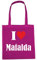 Reifen-Markt Tasche I Love Mafalda Größe 38x42 Farbe Pink Druck Weiss