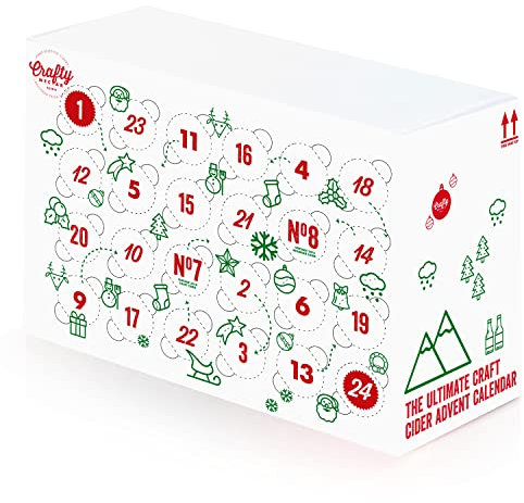 Cider Advent Calendar - Vegan friendly Craft Cider Selection - 24x330ml Bottles or cans